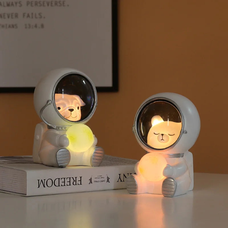 Lâmpada noturna nova com carregamento usb, lâmpada led para berçário, lua, astronautaro, decoração.