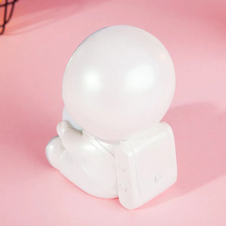 Lâmpada noturna nova com carregamento usb, lâmpada led para berçário, lua, astronautaro, decoração.